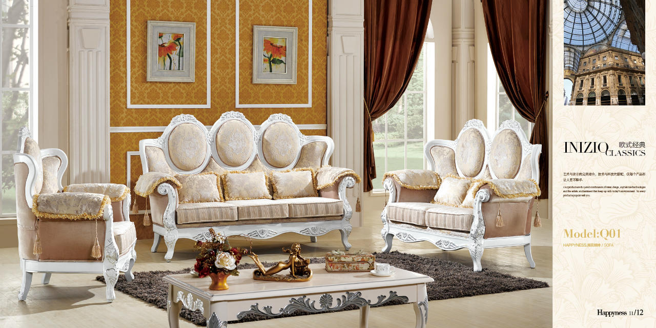 Classic sofa living room set