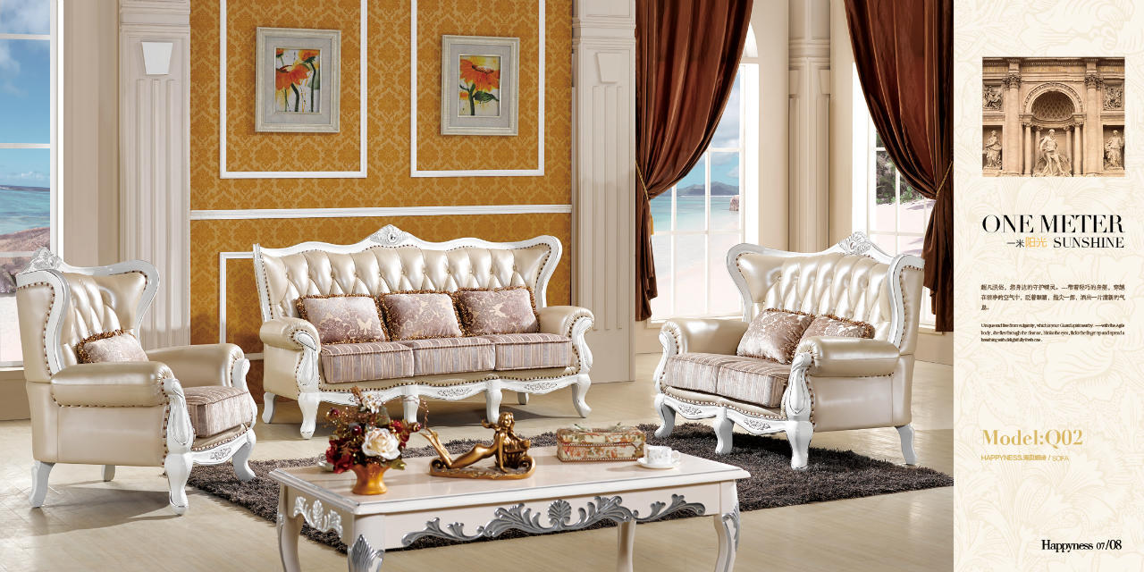 Classic sofa living room set