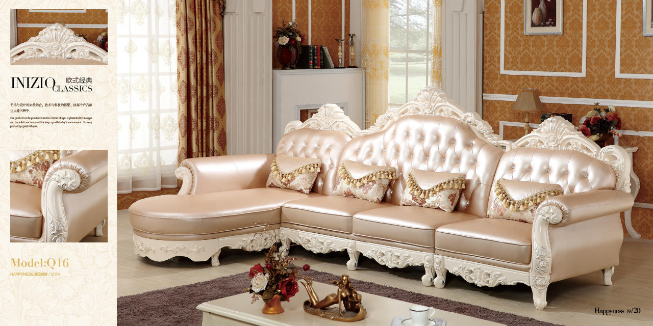 Classic sofa living room set